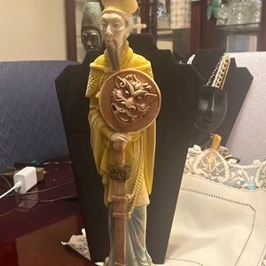 rare geisha mails figure hang carved